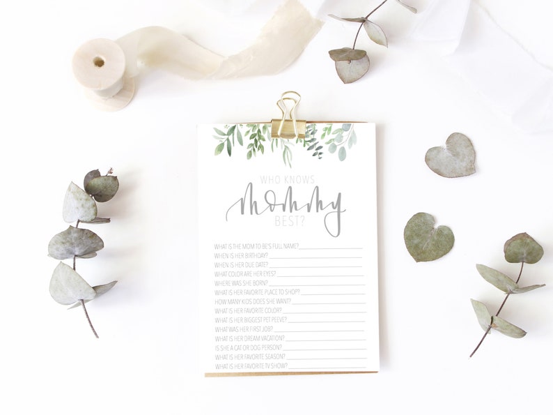 Baby Shower Games 2 Game Pack Greenery Baby Shower Modern Etsy Baby Shower Games 2 Game Pack Greenery Baby Shower Modern Etsy