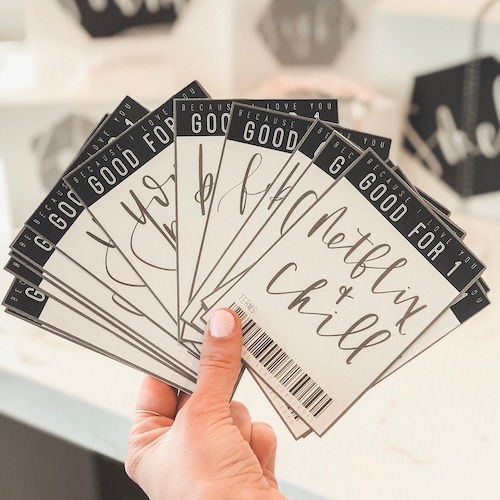 LOVE COUPONS Printable Love Coupon Gifts for Him Gifts Etsy