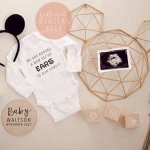 MAGICAL | Digital Pregnancy ANNOUNCEMENT | Disneyland | Disney | Pregnant | Social Media | IVF | Baby | Mickey | Minnie | Adoption | Modern