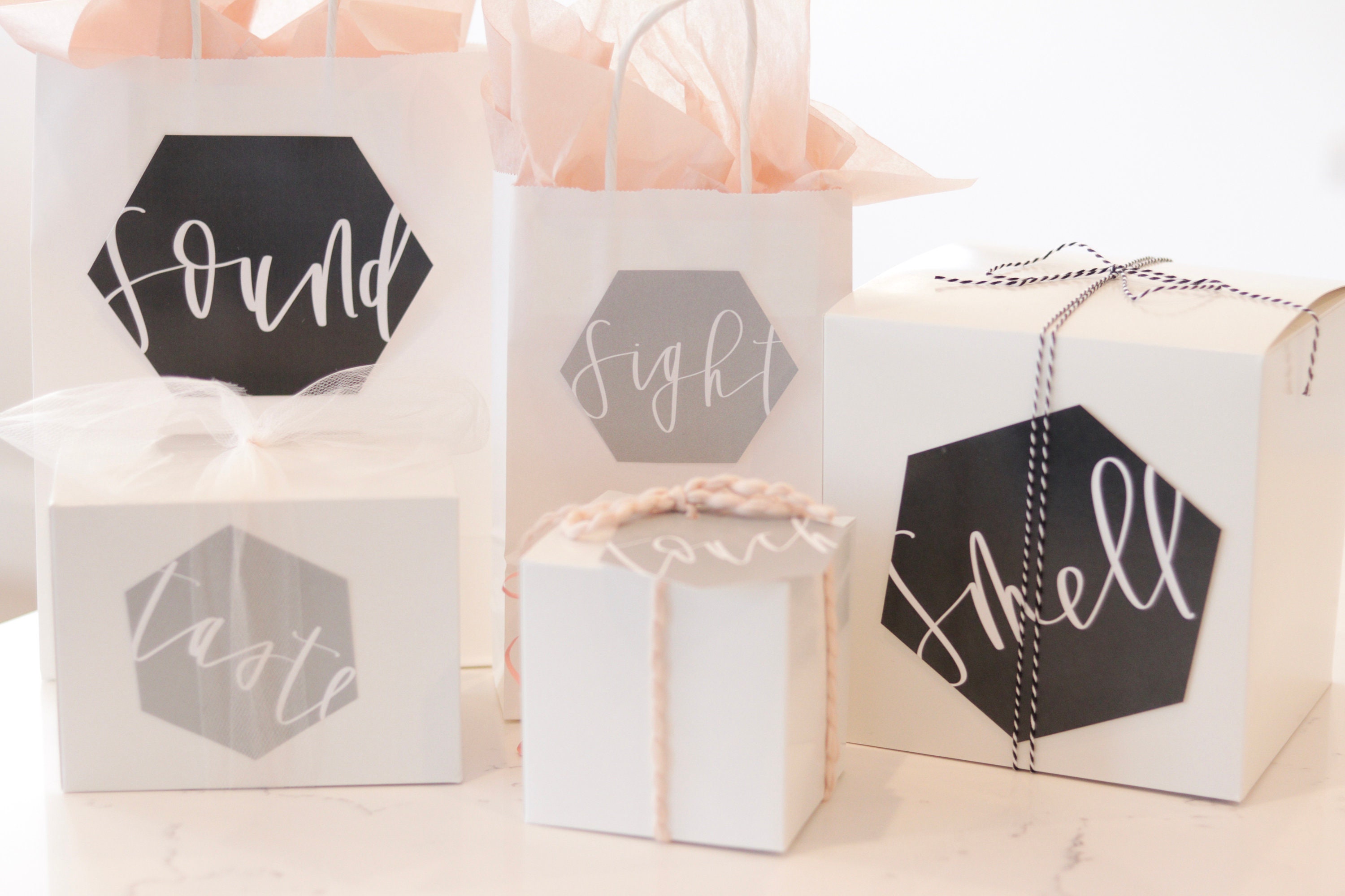 5 Senses Gift Tags, Cards & Ideas Gift for Boyfriend, Girlfriend