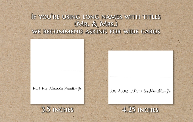 Ivory or Light Gray Place Cards Wedding Place Cards Navy or Gray Ink Escort Cards with Black White