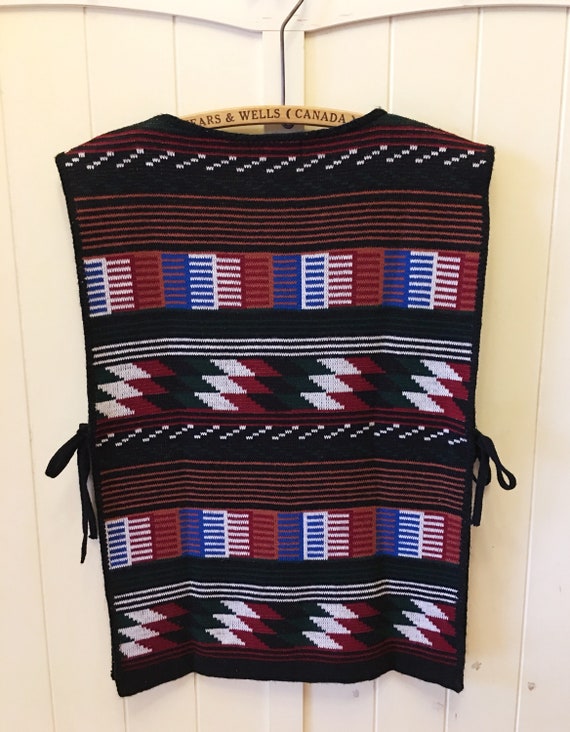 Vintage Southwestern Poncho // Serape // Tribal /… - image 2