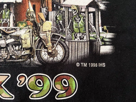 Vintage 90s Iron Horse Saloon Shirt // Bike Week … - image 2