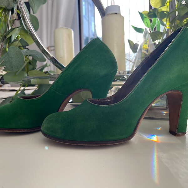 Emerald Green Shoes Etsy UK