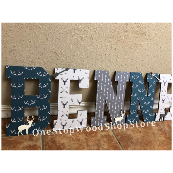 childrens wooden letters for room