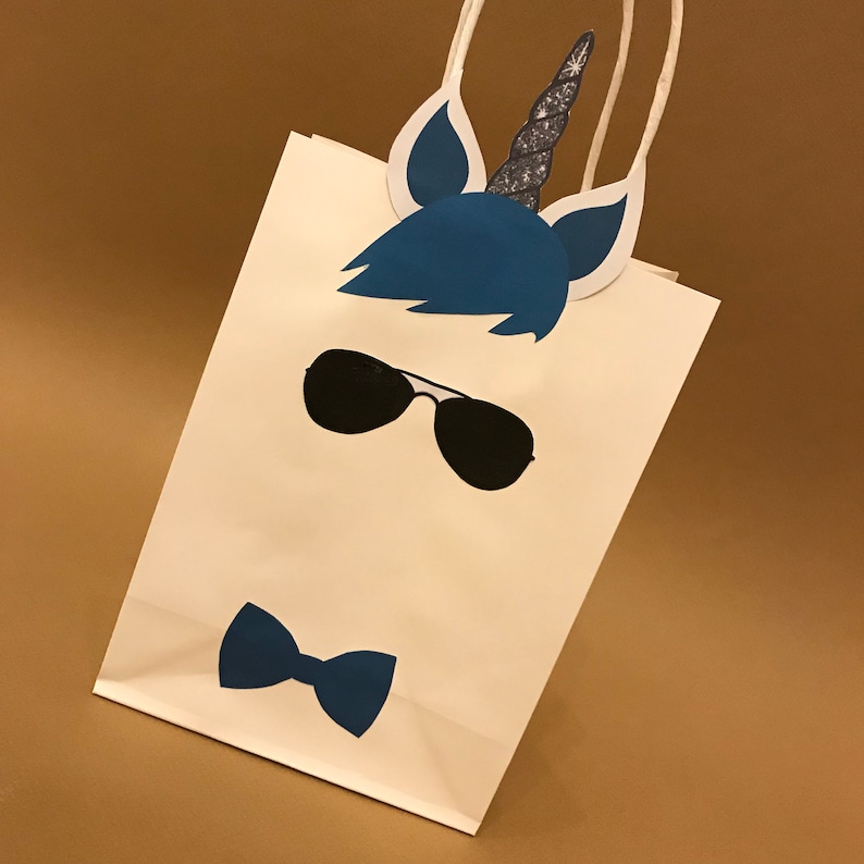 unicorn diy favor bag template unicorn party bags