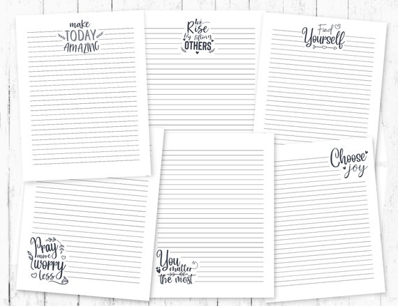 Quote Printables Black And White