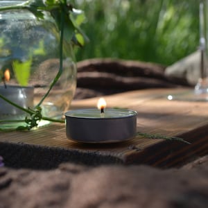 Natural Citronella Tea Lights With Essential Oils