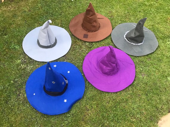 Witches or Wizard Hat in Sky Blue With 