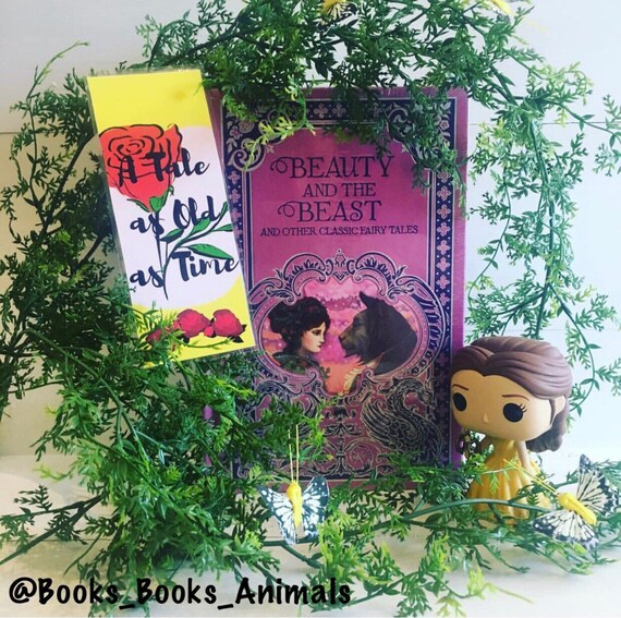 Beauty And The Beast A Tale As Old As Time Bookmark Inspired Etsy