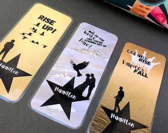 Hamilton Musical Bookmarks: Gift for Readers