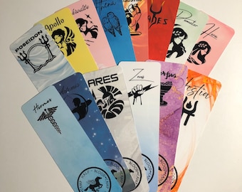 Percy Jackson Camp Half-Blood Bookmarks, Olympian Set (14 pcs)