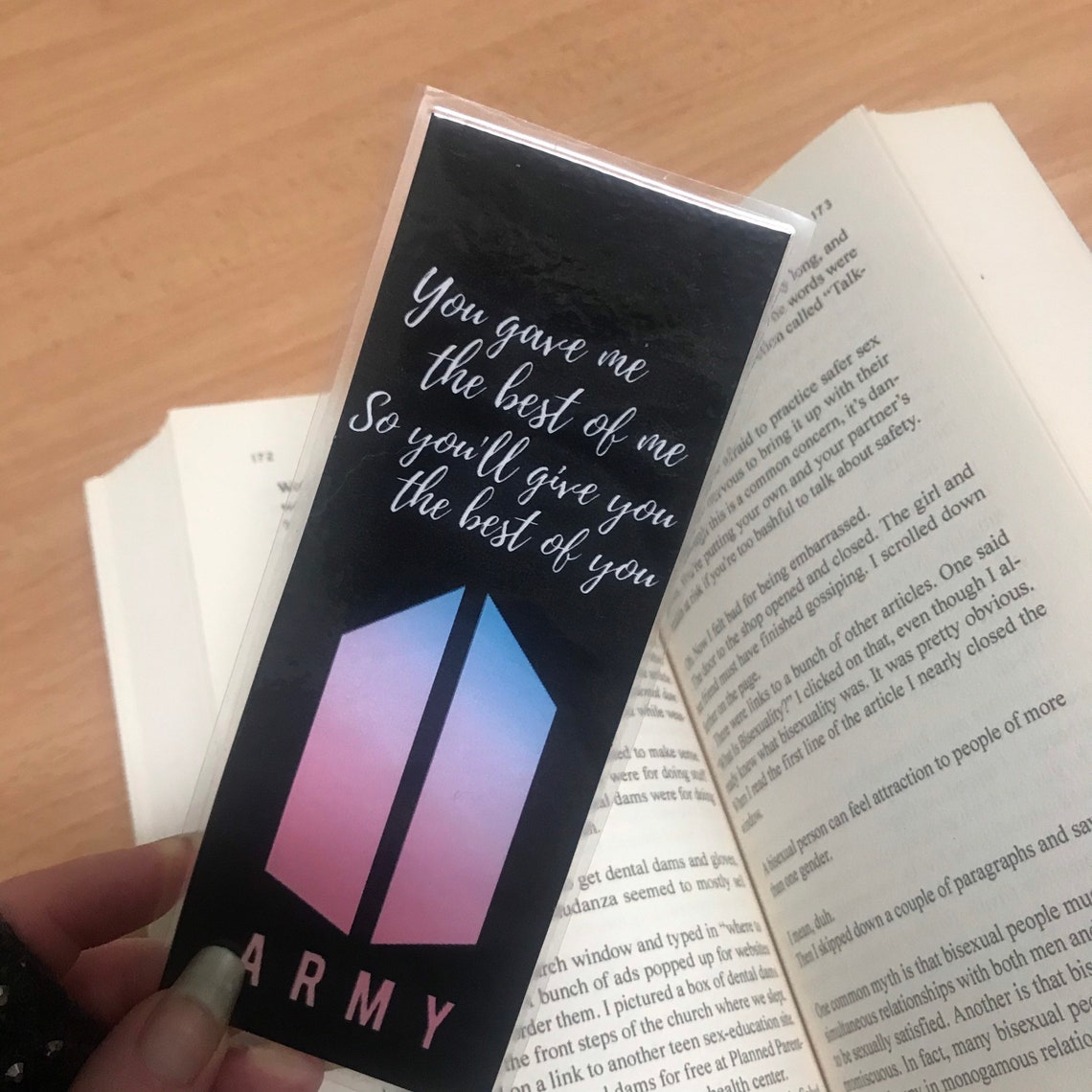 BTS ARMY Bookmarks Set of 2 // Best of Me // Magic Shop Etsy