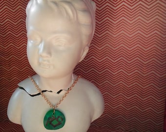 Collier ou porte-clés rustique twin peaks