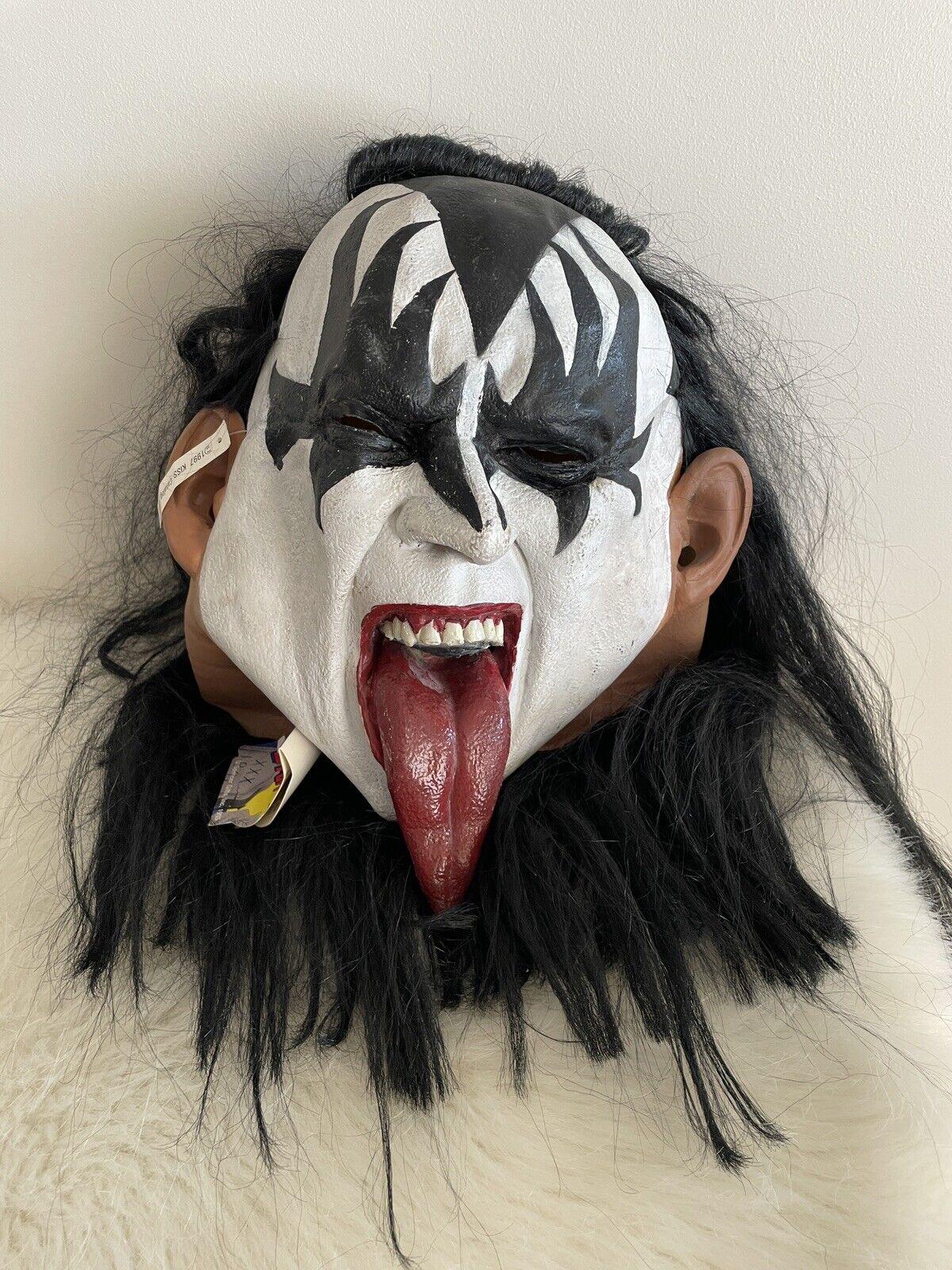 【激レア】KISS ジーンシモンズ ラバーマスク デッドストック品　ハロウィン KISS_Deluxe_The_Demon_Plastic_