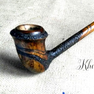 "Sehr schöne Sammler Pfeife ""Churchwarden"" Pfeife aus dem "Herr der Ringe" Studio 13"/33cm Rings of Tobacco Smoke."