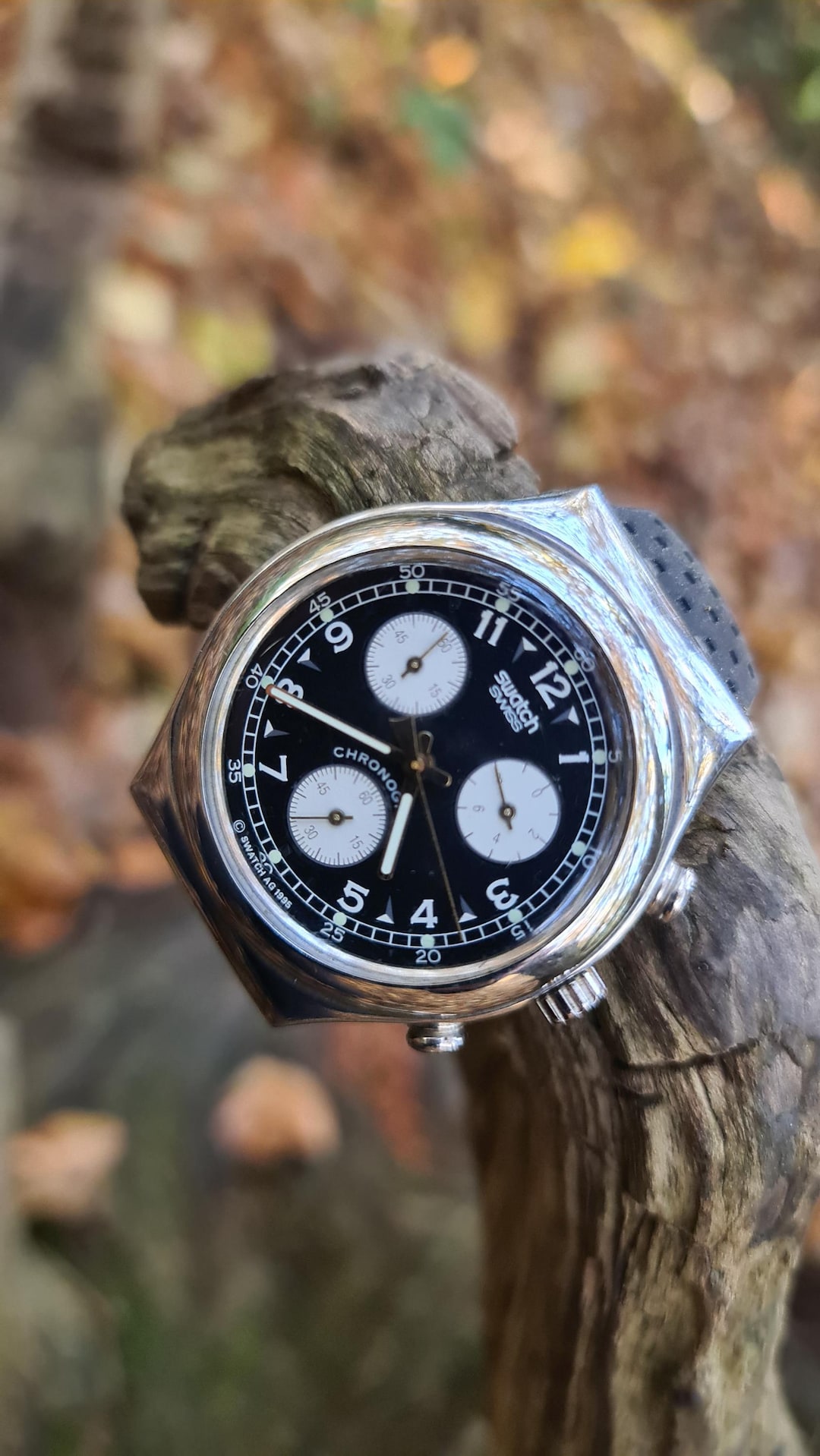 Swatch Irony Serious Affair　2本セット Rare Классический винтажный 1995 Swatch Irony Swiss AG Chronograph