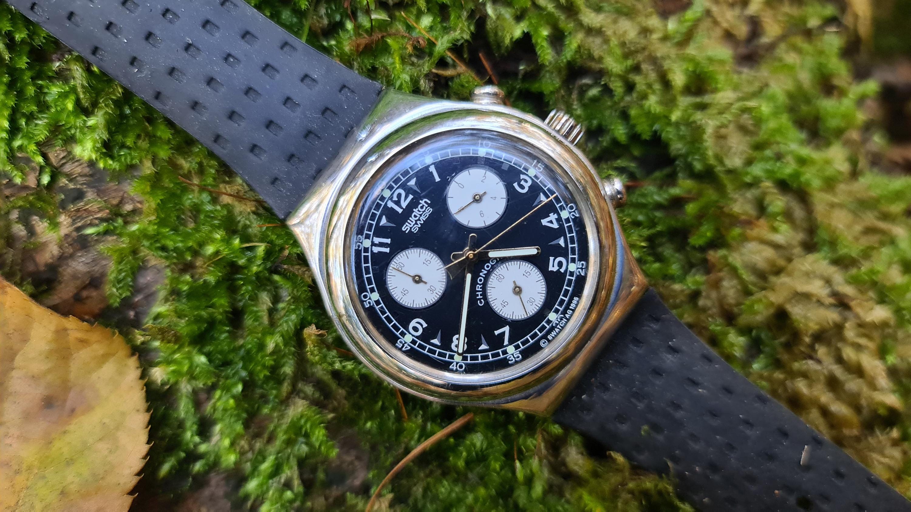 希少なКлассический винтажный 1995 Swatch Irony Swiss AG クロノ