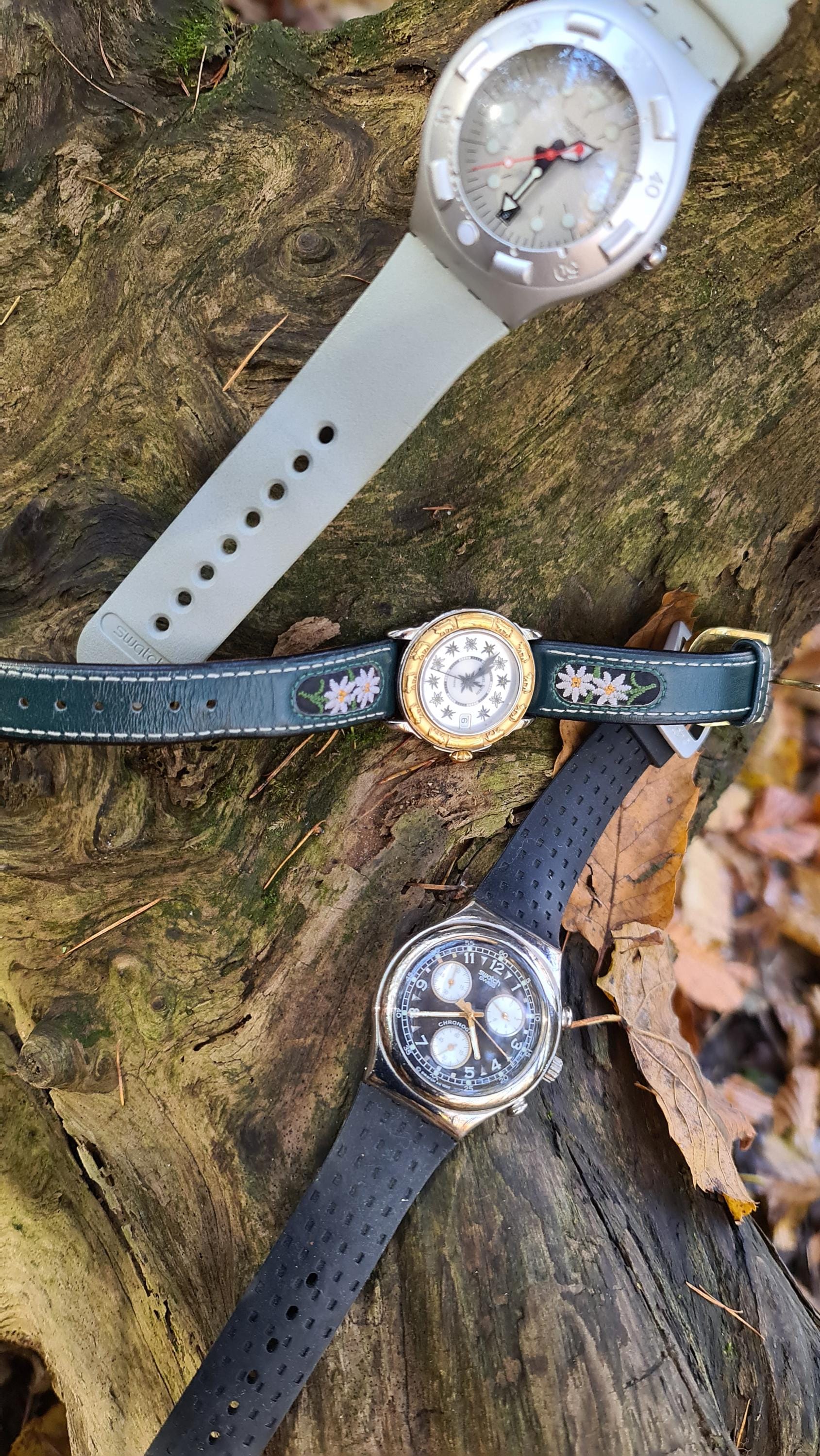 希少なКлассический винтажный 1995 Swatch Irony Swiss AG クロノ 