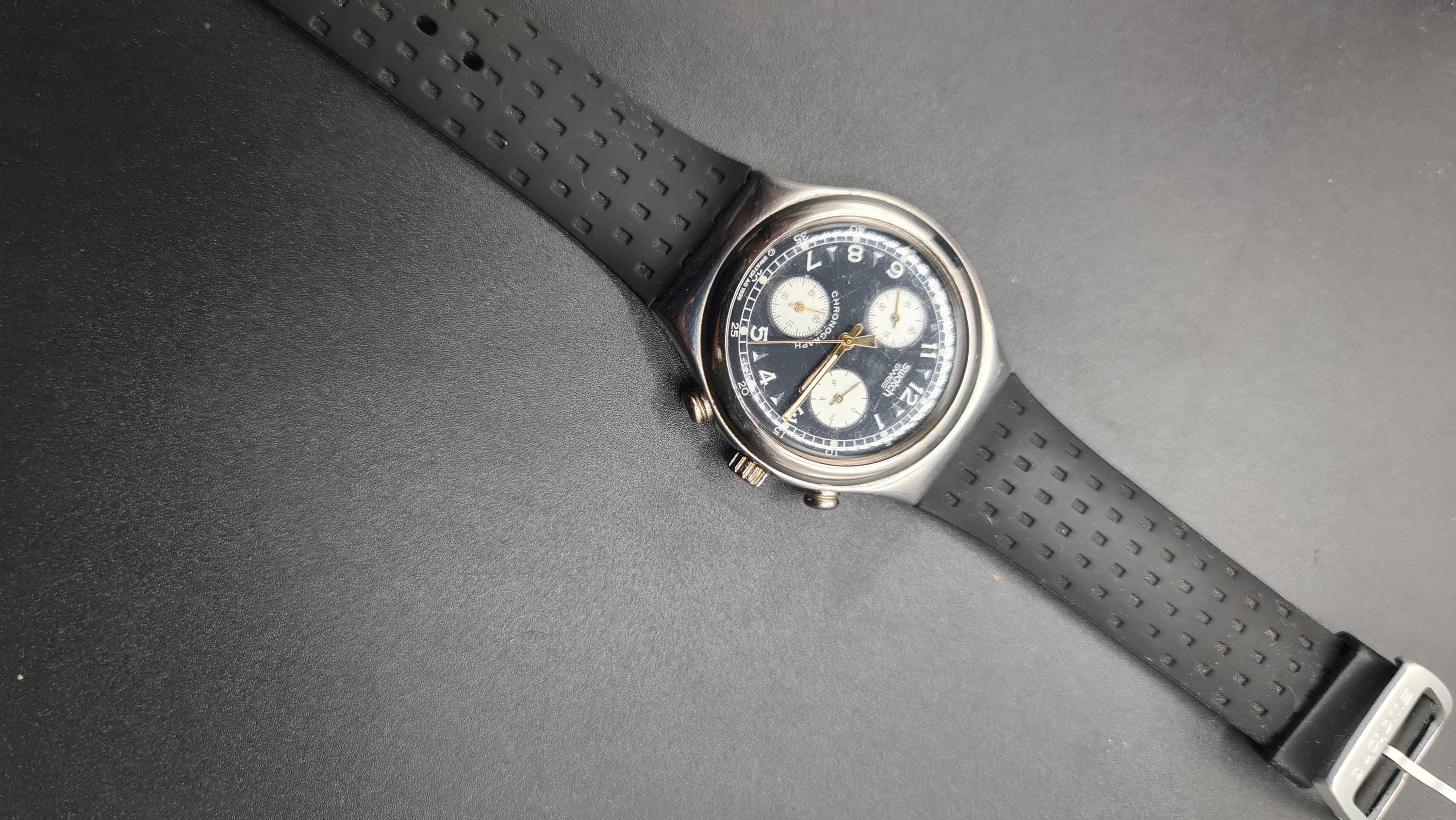 Rare Классический винтажный 1995 Swatch Irony Swiss AG Chronograph
