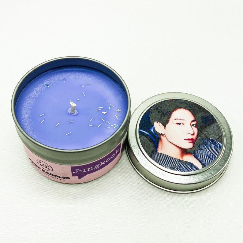 Jungkook 4OZ Scented Candle BTS Kpop Kpop Candle Soy Etsy