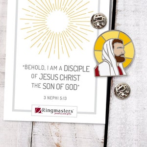 Behold I am a DISCIPLE of JESUS CHRIST The Son of God - 2024 Latter-day Saints Youth Theme Enamel Pin