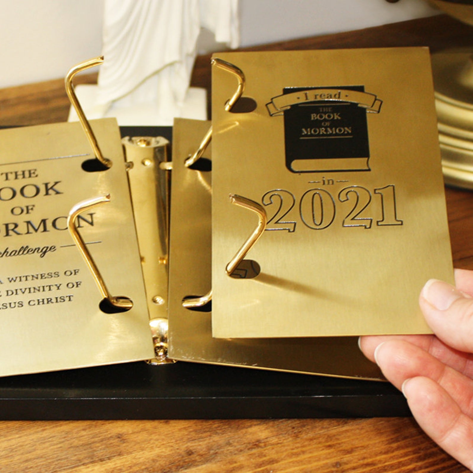 Book of Mormon Golden Plates Read the Book of Mormon Challenge Etsy