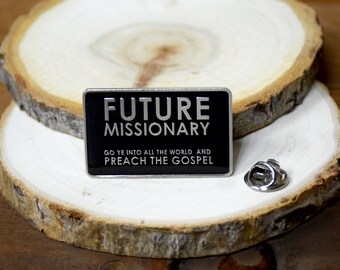 missionary name tag etsy