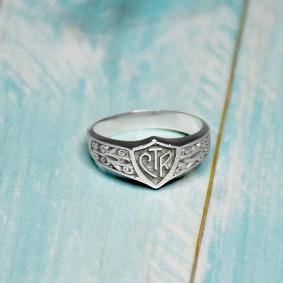 Silver on sale ctr ring