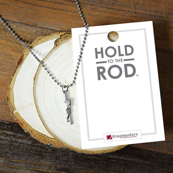 Hold To The Rod dainty Necklace The Church of Jesus Christ of Latter Day Saints missionary baptism young mens young women gift