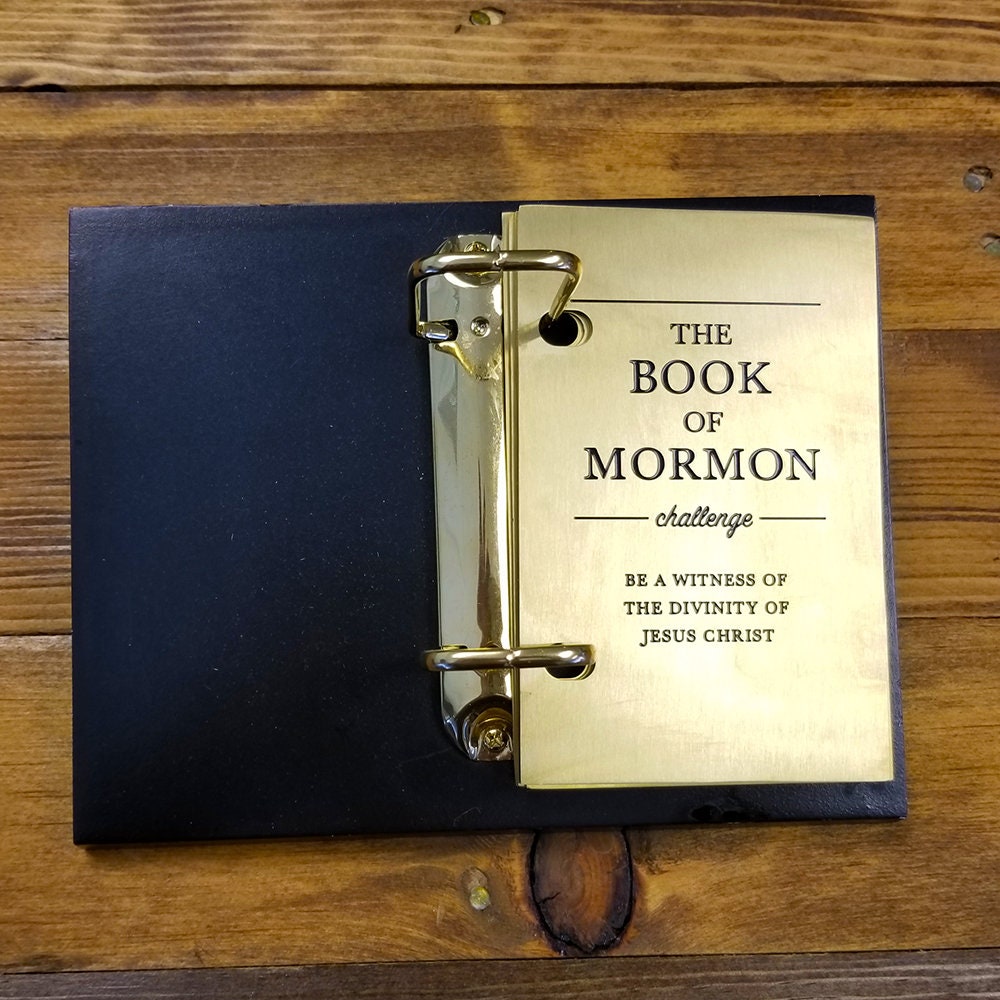 Book of Mormon Golden Plates Read the Book of Mormon Challenge Etsy Australia