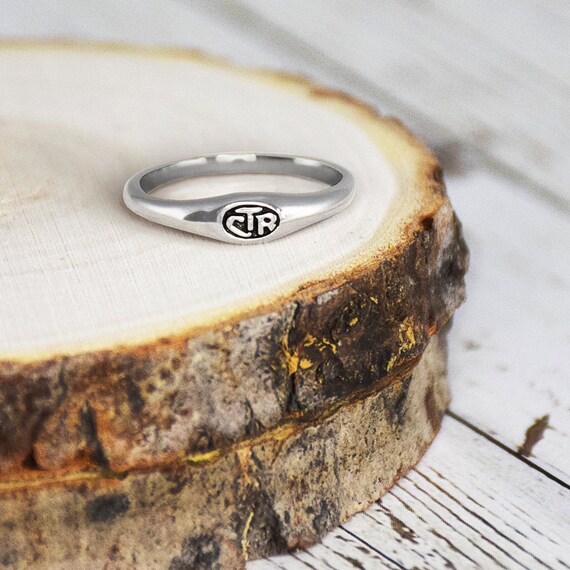 Silver on sale ctr ring