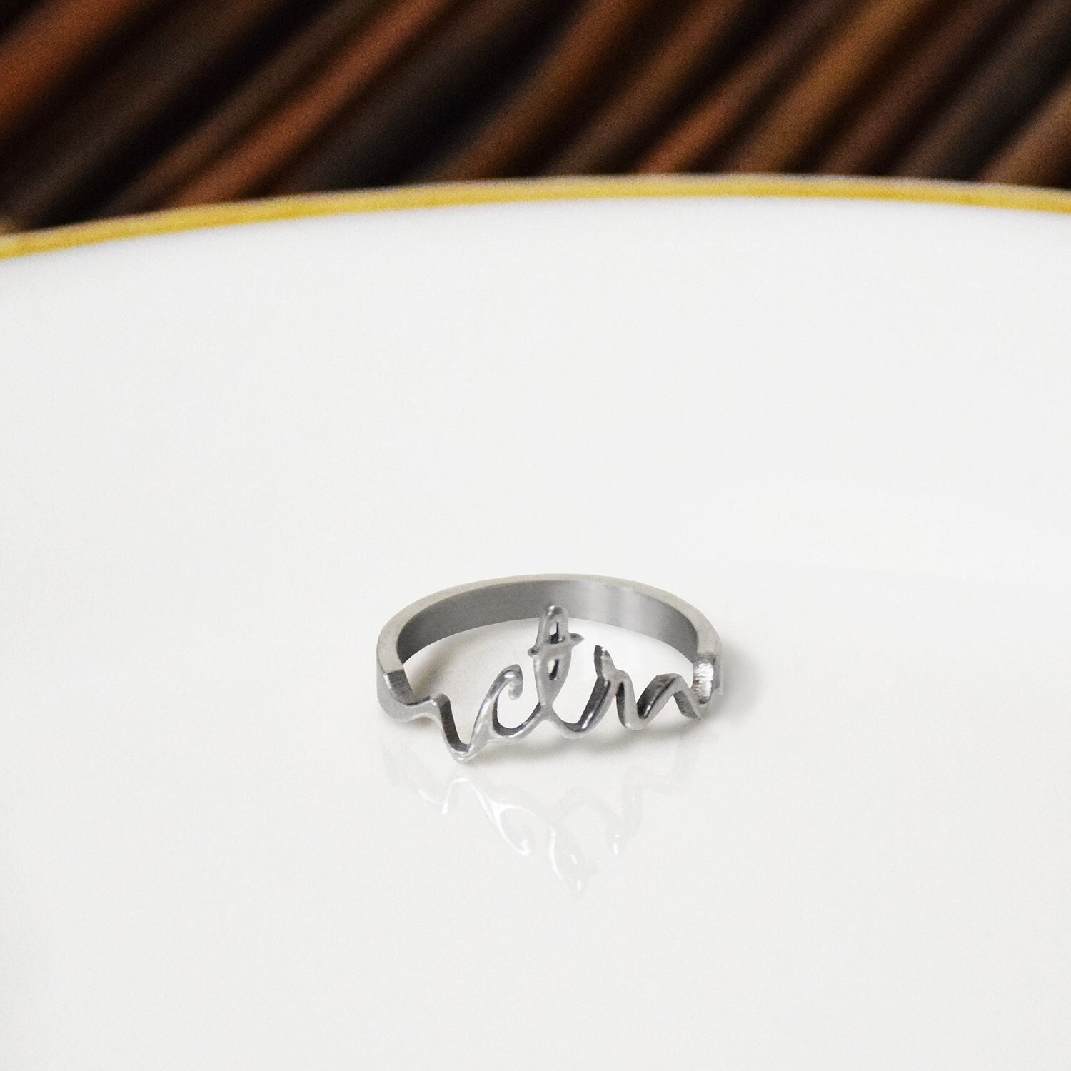 Cursive CTR Ring Choose the Right Perfect for Latter-day Saint - Etsy