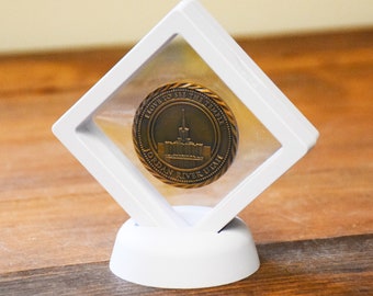 Challenge Coin frame or stand COIN SOLD SEPARATELY perfect for displaying any challenge coin