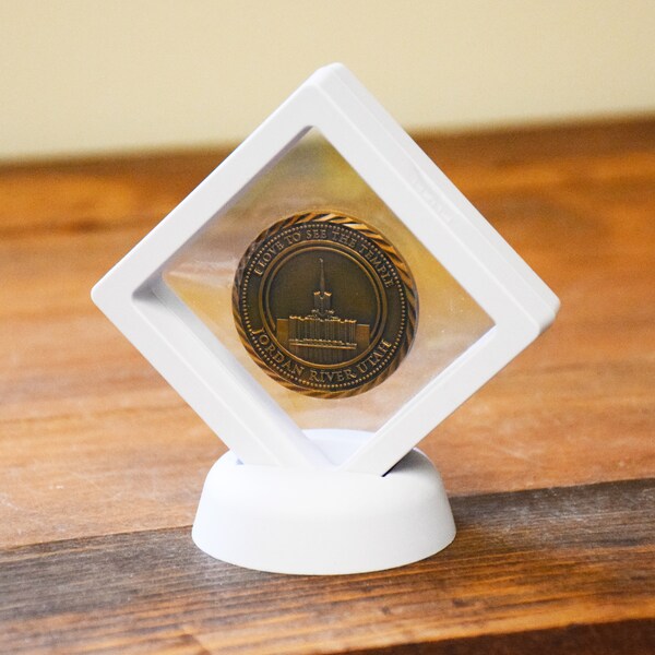 Challenge Coin frame or stand COIN SOLD SEPARATELY perfect for displaying any challenge coin