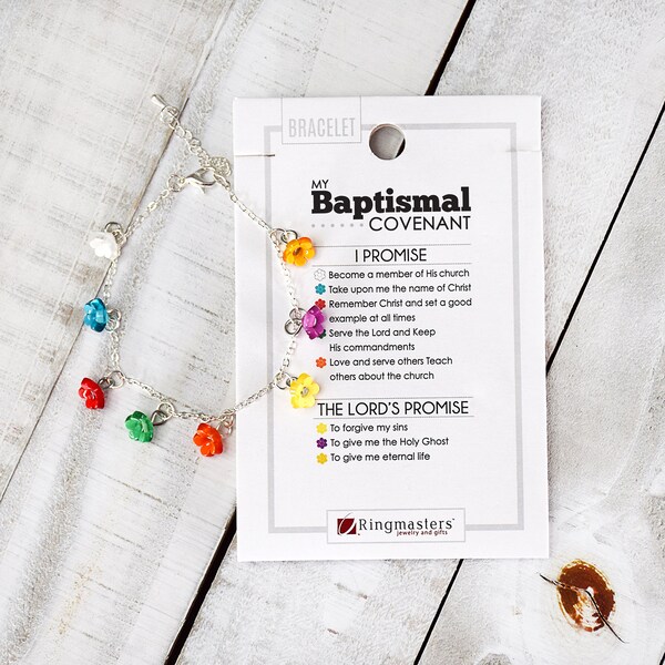 Baptism Covenants Blossoms Bracelet or Necklace