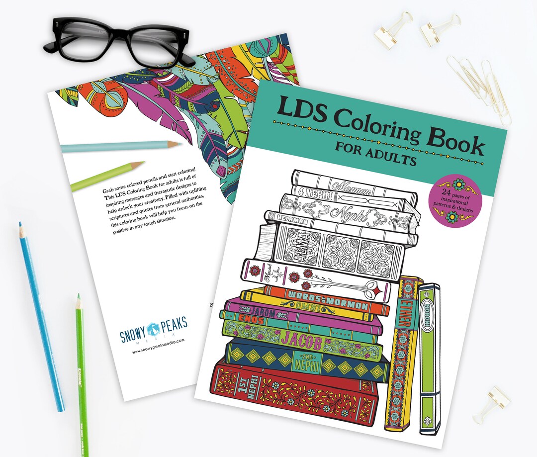 LDS Coloring Book the Church of Jesus Christ of Latter-day - Etsy