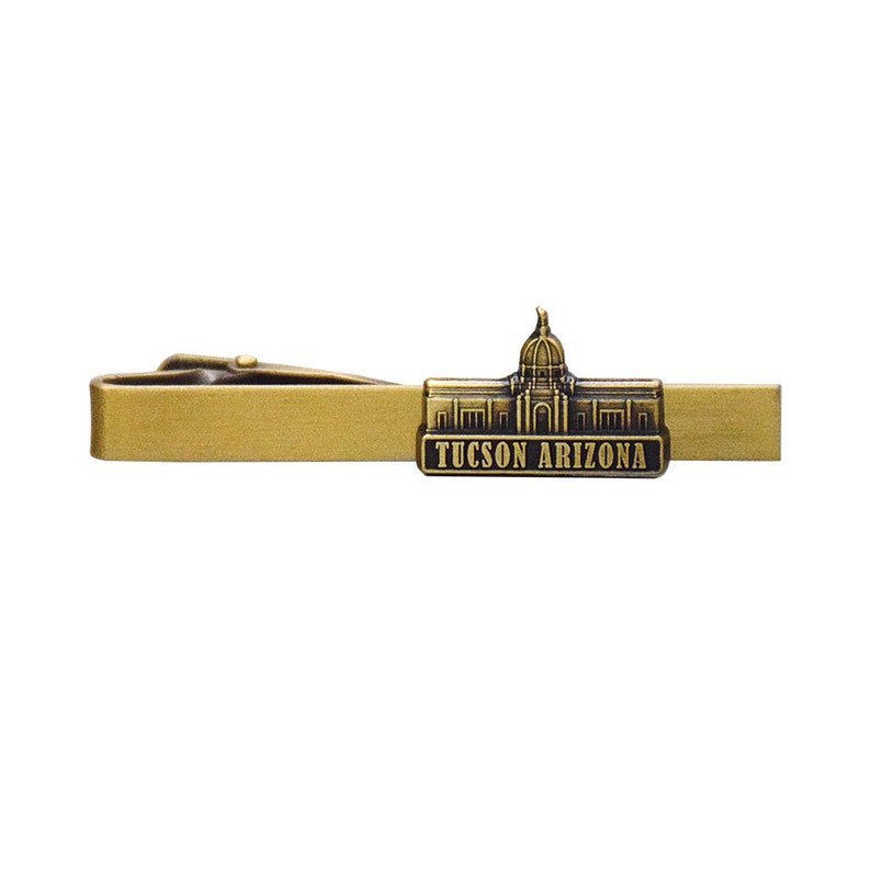 Tucson Arizona Temple pin silver or gold finish Tie Bar