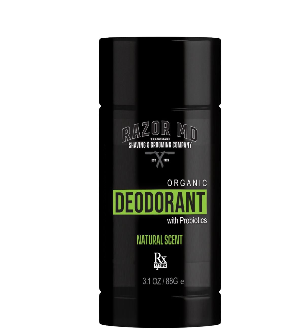 Organic-Aluminum-Free Deodorant made in the USA with PROBIOTICS