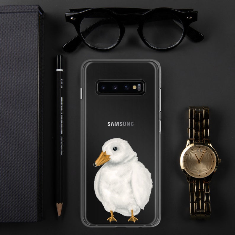 Cute Fluffy White Duck Samsung Case Cute Fluffy White Duck Print Pillow