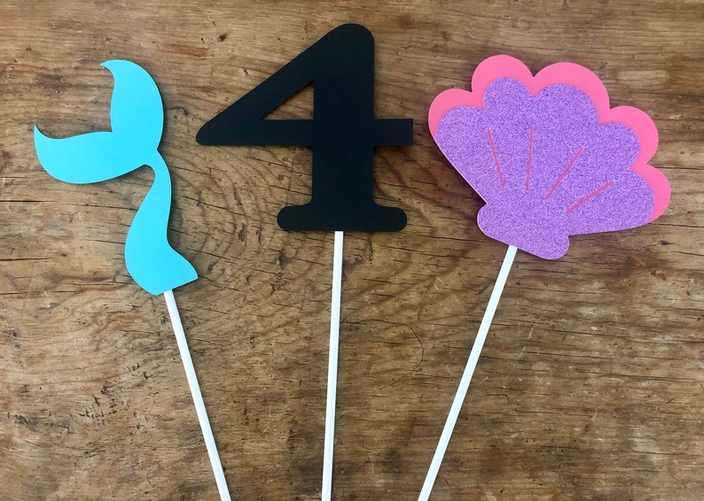 Mermaid Cake Toppers