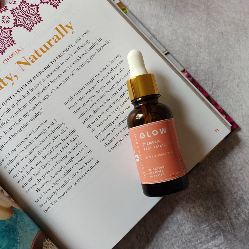 Glow Serum Face Serum Turmeric Face Elixir Face Elixir Etsy