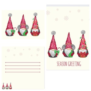 Christmas Gnome Greeting Card