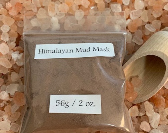 Himalayan Mud Mask, Natural, Beauty, 2oz, 56 grams, Cleanse, Detox, Pure