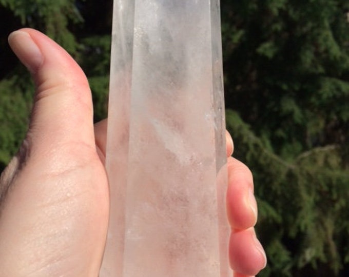 Clear Quartz Stand Up Point