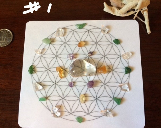 Mini Crystal Grid - Prosperity & Abundance