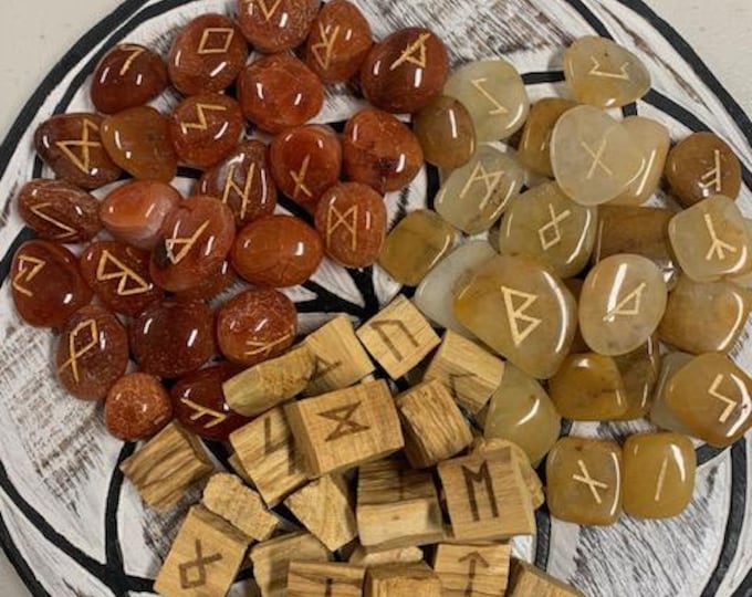 3 sets of Runes, plus printout, SALE!