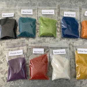 Colored Sand, sand, spells, magic, weddings