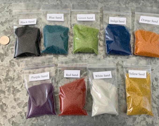 Colored Sand, sand, spells, magic, weddings