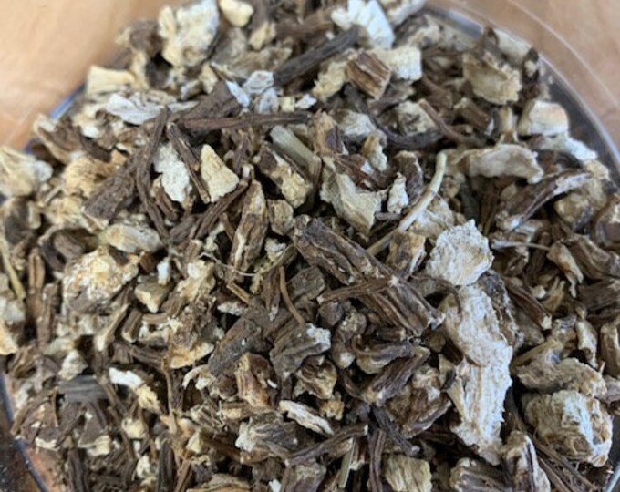 Angelica root, cut, herbal, natural, tea, botanical, wildcrafted